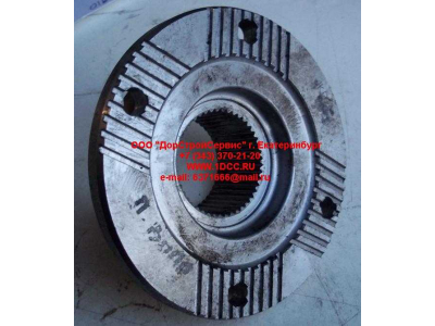 Фланец проходного вала D-165, 4 отв., с насечками, низкий, мелкий шлиц H HOWO (ХОВО) RHAZ9114320205 фото 1 Владикавказ