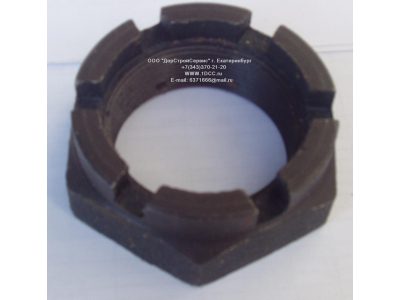 Гайка передней ступицы левая резьба (на цапфу) H2/H3 HOWO (ХОВО) AZ9100411140 фото 1 Владикавказ