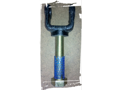 Кронштейн крепления амортизатора нижний 8х4 2-ой оси (вилка+болт) SH F3000 SHAANXI / Shacman (ШАНКСИ / Шакман) 81.43740.0145 фото 1 Владикавказ