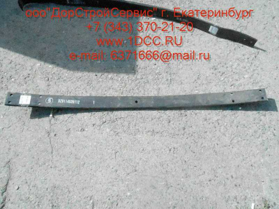 Лист SH F3000 №1 задней рессоры SHAANXI / Shacman (ШАНКСИ / Шакман) DZ9114526112-1 фото 1 Владикавказ